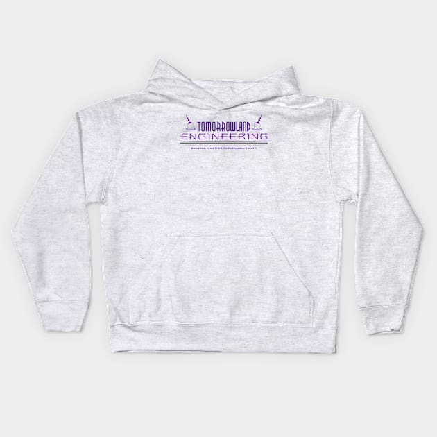 TOMORROWLAND ENGINEERING - COLOR Kids Hoodie by experiment726